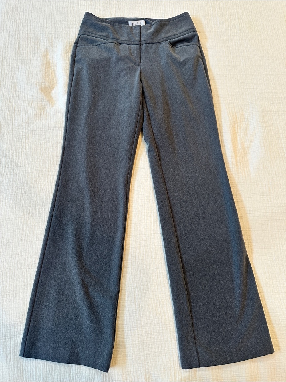 Elle Dark Gray Boot-Cut Women’s Dress Pants